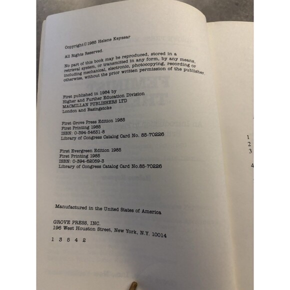 Feminist Theatre by Helene Keyssar (Trade Paperback) Vintage First Printing 1985 - Picture 3 of 6